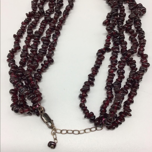 Genuine Garnet Necklace - Picture 5 of 6